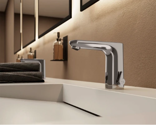 Hansa Hansaelectra robinetterie de lavabo, 230/9 v, bluetooth - chromé