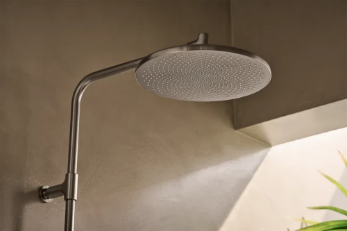 Hansa HansaAureliaa robinet thermostatique douche avec douchette 110 mm 3-jets avec douche à effet pluie 300 mm - avec barre et flexible 1750 mm - chromé