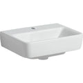Geberit Renova Plan lave-mains 450 x 340 mm - blanc - avec trou de robinet - sans trop-plein