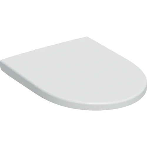 Abattant WC Geberit iCon - Mécanisme softclose Oui - Charnières Quick Release Verrouillable - Fixation Par le haut - Blanc