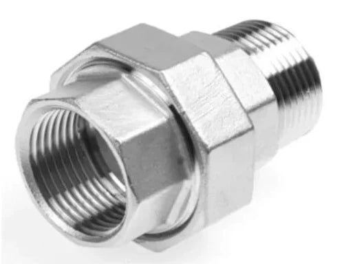 STD Inox 316 331 raccord union 3-pièces joint plat  MF 2 x 2