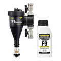 Fernox TF1 Total filtre 3/4 x 3/4 avec Protector+ filtre fluid F9 265 ml - prix par set