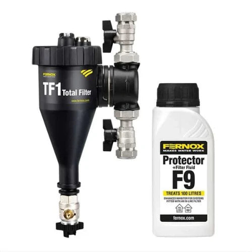 Fernox TF1 Total filtre 4/4 x 4/4 avec Protector+ filtre fluid F9 265 ml - prix par set