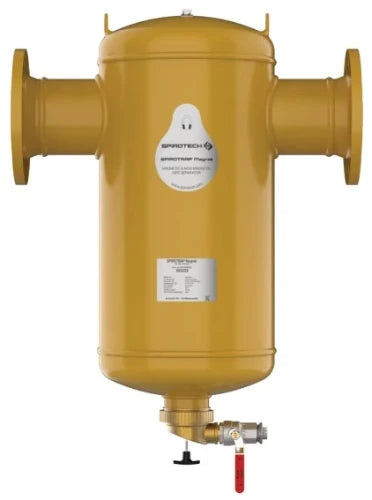 SPIROTECH Spirotrap seperateur boue acier avec aimant raccordement à bride DN65