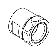 DELABIE Douille d'alimentation WC turc Ø28/32