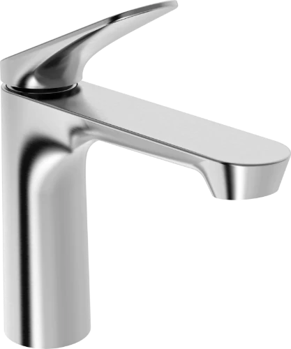 Hansa Hansagenesis Eco mitigeur de lavabo - avec clic-clac - acier brossé