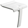 SIEGE DE WC TUB DE DOUCHE PELLET blanc déclipsable avec support