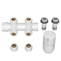 ProOne Radect bloc H thermostatisable équerre - 15 x 1/2" - blanc de signalisation RAL 9016
