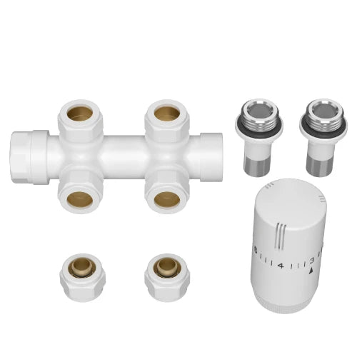 ProOne Radect bloc H thermostatisable équerre - 15 x 1/2" - blanc de signalisation RAL 9016