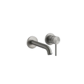 Gessi Gessi316 mitigeur lavabo mural sans vidage set de finition - Steel Brushed