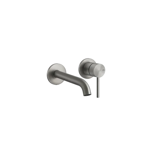 Gessi Gessi316 mitigeur lavabo mural sans vidage set de finition - Steel Brushed