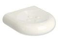 Hewi 477 porte-savon ,petit, sans trou d'écoulement, blanc pur