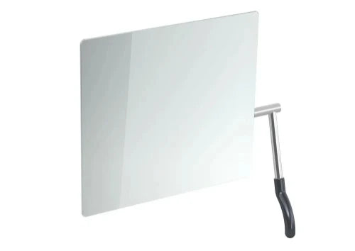 HEWI miroir inclinable ,levier droite, LifeSystem, gris anthracite