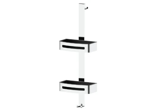 Procasa Vivo porte savon double pour paroi libre - chrome