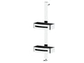Procasa Vivo porte savon double pour paroi libre - chrome
