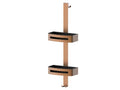 Procasa Vivo porte savon double pour paroi libre - Brushed Copper PVD - cuivre mat PVD