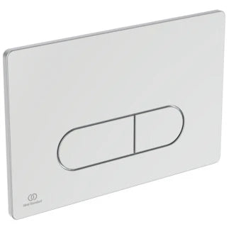 IDEAL STANDARD Oleas M1 plaque de commande 2F commande mechanique angles arrondis  chromé