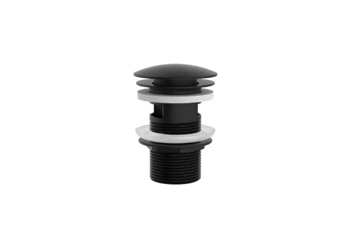 Procasa Vivo crepine avec top-plein - click-clack - non fermable - noir mat PVD