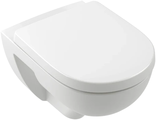 Villeroy & Boch O.novo toilette suspendue PACK TwistFlush (toilet suspendue + abattant avec softclose) sans rebord - blanc