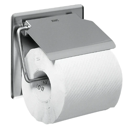 Franke Standard oorte-rouleau de papier toilette avec rabat - acier inoxydable