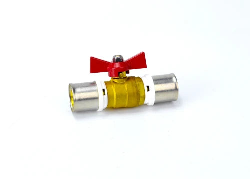 RIIFO Multi vanne à bille à sertir en laiton FF 20 x 20 mm