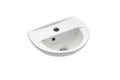 Procasa Normus 2.0 lave-mains 360 x 260 x 145 mm - blanc - avec trou de robinet - avec trop-plein