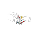 Jaga kit 103 - raccordement vers le mur départ à l'extérieur - EK3/4 - Tête de vanne thermostatique Deco Chrome - raccords bicônes EK3/4 x 16/2 VPE/ALU
