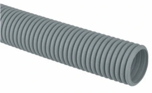 Begetube Profi-air Carbo-Line flexible de ventilation 90 mm (rouleau 50m) - gris foncé - antistatique et antibacteriel - prix par mètre