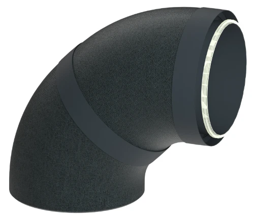 DucoFlex Star coude de ventilation isolé 90° avec raccord -  dia 200mm