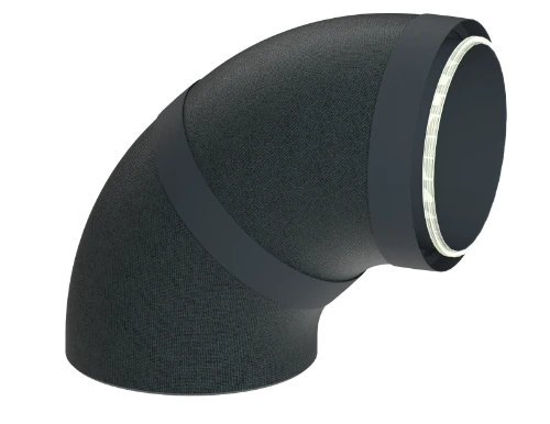 DucoFlex Star coude de ventilation isolé 90° avec raccord -  dia 200mm
