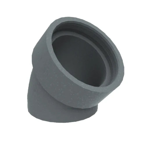 DucoFlex Star coude de ventilation isolé 45° avec raccord -  dia 200mm