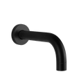 Gessi Via Tortona Bec cascade court de baignoire à compléter par un mitigeur à commande séparée. Noir XL
