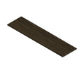 Procasa Klaire top - HPL plan vasque 1800 x 460 x 18 mm - sans découpe - walnut