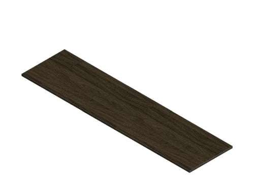 Procasa Klaire top - HPL plan vasque 1800 x 460 x 18 mm - sans découpe - walnut