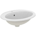 Ideal Standard Saval 2.0 vasque incastrable 560 x 460 mm - avec trou de robinet - avec trop-plein - blanc