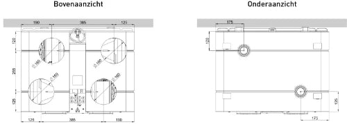 DucoBox Energy Comfort D325 unité de ventilation système D