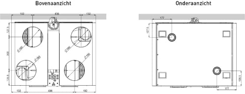 DucoBox Energy Comfort Plus D350 unité de ventilation système D