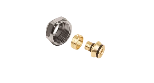 Henco laiton à visser raccord bicône EK3/4 x 16/2 alu - nickelé (sac 2p.) - prix par pièce